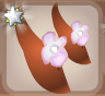 Foxtail Orange Flower Slippers.Png