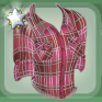 Pale Rose Red Pretty Plaid Top.png