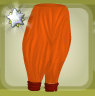 Duckbill Orange Silly Parachute Pants.png
