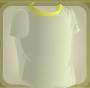Mushroom White Super Simple Tee with Daffodil Yellow Trim.png