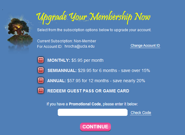 Upgrade Your Account