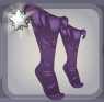 Boysenberry Purple Leaf Topper Boots.png