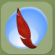 Image:Dove Feather Clip Strawberry Red.Png