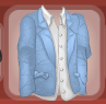 Butterfly Blue Casual Flyer Coat.png