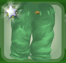 Clover Green Cuffed Leaf Shorts.png