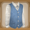 Ivory White Serving-Talent Vest with Blue Trim.png