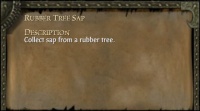 RUBBER TREE SAP