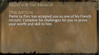 FIGHT FOR THE FRENCH