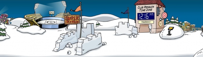 Snow Forts Panoramic Photo(Click to enlarge)