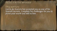 FIGHT FOR THE SPANISH