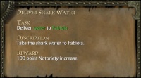 DELIVER SHARK WATER
