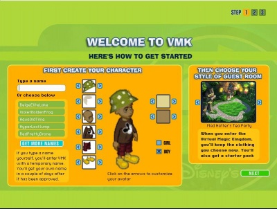 Registration Screen (Click to Enlarge)