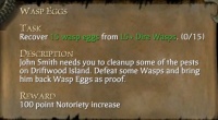 WASP EGGS