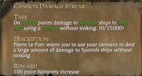 CANNON DAMAGE STREAK