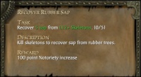 RECOVER RUBBER SAP
