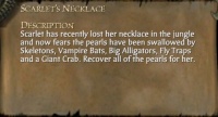 SCARLET'S NECKLACE