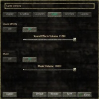 Game Options (Audio)