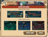 Create New Game (Click to Enlarge)