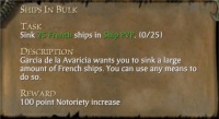 SHIPS IN BULK