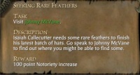 SEEKING RED FEATHERS