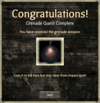 GRENADES UNLOCKED