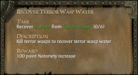 RECOVER TERROR WASP WATER