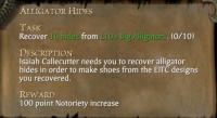 ALLIGATOR HIDES
