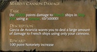 MASSIVE CANNON DAMAGE