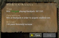 WIN RUM AT BLACKJACK