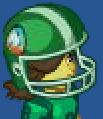 Football Helmet Green