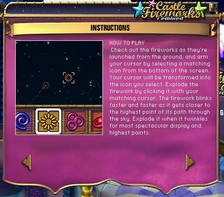 Castle Fireworks Remixed Instructions