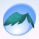 Oak Leaf Sash Candy Blue.Png