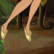 Yellow Cream Petal Slippers