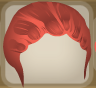 Coral Pink Pulled Back - Wavy.Png