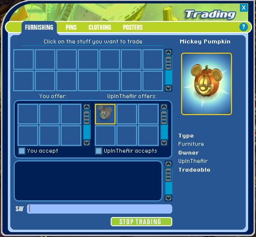 Tradeable Furniture