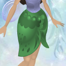 Rose Petal Skirt Grassblade Green