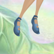 Sky Blue Twirly Wraps
