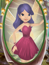 Amethyst Purple Swoopy Side Part