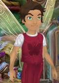 Crimson Red Garden-Talent Tee (Sparrow Man)