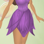 Tulip Skirt Iris Purple