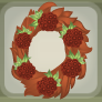 Raspberry Red Berry Wreath.Png