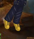 Honeycomb Yellow Bark Sole Dress Shoes with Pepper Black Trim
