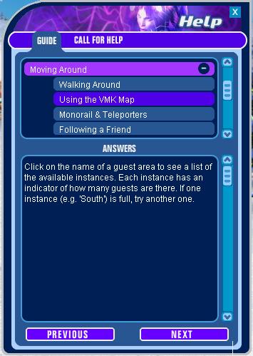 Using the VMK Map