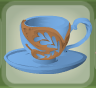 Dragonfly Blue Butterfly Teacup.Png