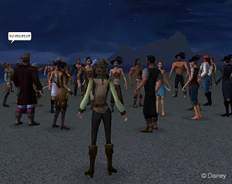 Host GM Ruby Wynn greets a waiting group of Pirates.