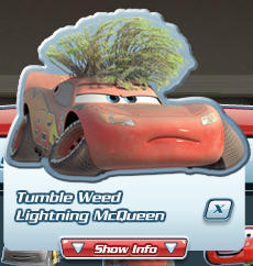 Tumble Weed Lightning McQueen