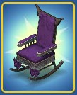 Haunted Mansion Rocking Chair Purple