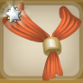 Seashore Brown Camp Pixie Dust Kerchief with Tangerine Orange Trim (Sparrow Man).png