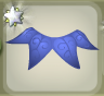Bluebell Blue Twirly Leaf Belt.Png
