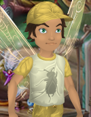 Mushroom White Light-Talent Tee with Peanut Yellow Trim (Sparrow Man)
